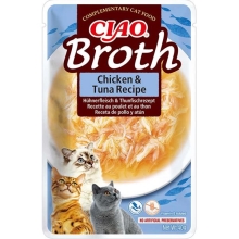 Inaba Ciao kurací a tuniakový vývar 40 g
