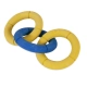 JW Invicible Chains reťaz MIX farieb Small