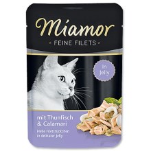 Kapsička Miamor Feine Filets tuniak + kalamáre v želé 100