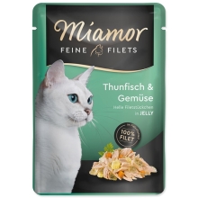 Kapsička Miamor Feine Filets tuniak + zelenina v želé 100 g