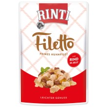 Kapsička Rinti Filetto kura a hovädzie v želé 100 g