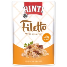 Kapsička Rinti Filetto kura a kuracie srdce v želé 100 g