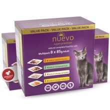 Kapsičky pre mačky Nuevo Adult Multipack 8 ks