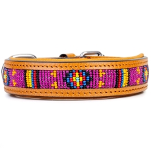 Kay-line kožený obojok African Sun veľ. 45 (35-40 cm)