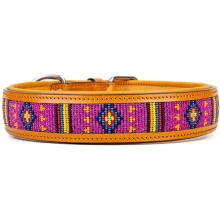 Kay-line kožený obojok African Sun veľ. 55 (40-47 cm)