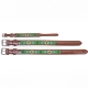 Kay-line kožený obojok Aztec zelený veľ. 45 (35-40 cm)