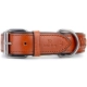 Kay-line kožený obojok Cognac veľ. 60 (45-52 cm)