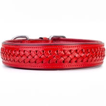 Kay-line kožený obojok Red Pepper veľ. 55 (40-47 cm)