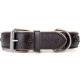 Kay-line kožený obojok Walnut Brow veľ. 55 (40-47 cm)