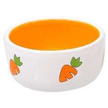 Keramická miska Small Animal pre králiky bielo-žltá 11,5 cm Keramická miska Small Animal pre králiky bielo-žltá 11,5 cm