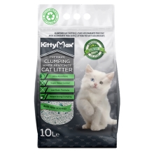 KittyMax hrudkujúci bezprašný biely bentonit aloe vera 10 l