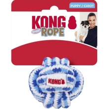 Kong Puppy Rope loptička pre šteňatá MIX farieb veľ. S