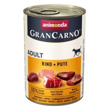 Konzerva Animonda GranCarno hovädzie + morka 400 g