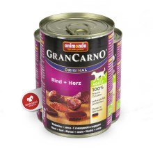 Konzerva Animonda GranCarno hovädzie + srdce 400 g Konzerva Animonda GranCarno hovädzie + srdce 400 g