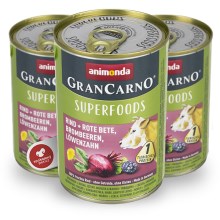 Konzerva Animonda GranCarno Superfoods hovädzie a červená repa 400 g
