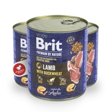 Konzerva Brit Premium by Nature Lamb & Buckwheat 800 g