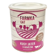 Konzerva Farmka Cat s pečeňou 800 g