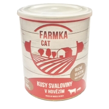 Konzerva Farmka Cat so svalovinou 800 g