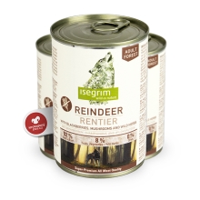 Konzerva Isegrim Adult Forest Sob, černice, šampiňóny 400 g