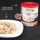 Konzerva Max Deluxe 1/2 kuraťa s kačacím srdcom 800 g