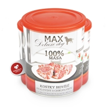 Konzerva Max Deluxe Kocky hovädzej svaloviny s chrupavkou 800 g