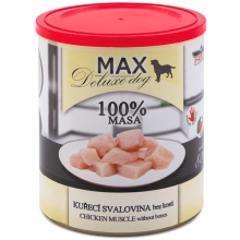 Konzerva Max Deluxe Kuracia svalovina bez kosti 800 g