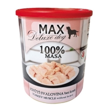 Konzerva Max Deluxe morčacia svalovina bez kosti 800 g