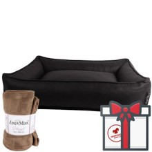 Lex&Max pelech pre psa Alaska čierny 100 cm