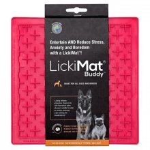 LickiMat Buddy lízacia podložka ružová 20 cm