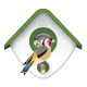 Lona Birdhouse krmítko pre vtáky 18 cm