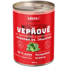 Louie konzerva bravčové so špenátom a prebiotikami 400 g