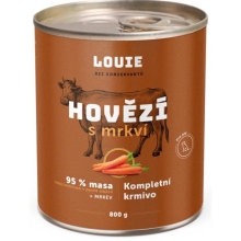 Louie konzerva hovädzie s mrkvou 800 g