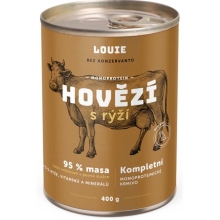 Louie konzerva hovädzie s ryžou 400 g