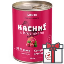 Louie konzerva kačacie s brusnicami 400 g