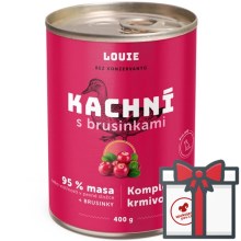 Louie konzerva kačacie s brusnicami 400 g