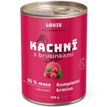 Louie konzerva kačacie s brusnicami 400 g