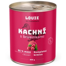 Louie konzerva kačacie s brusnicami 800 g
