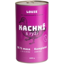 Louie konzerva kačacie s ryžou 1200 g
