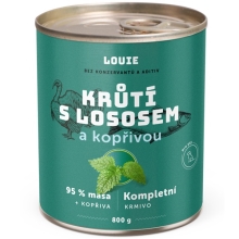 Louie konzerva morčacie s lososom a žihľavou 800 g