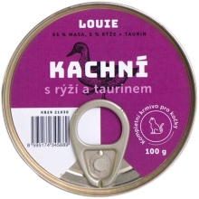 Louie konzerva pre mačky kačacie s ryžou a taurínom 100 g