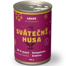 Louie sviatočná konzerva pre psy husa na Boží hod 400 g Louie sviatočná konzerva pre psy husa na Boží hod 400 g