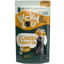 Lucky Lou Lifestage Senior kapsička s hydinou 125 g