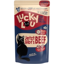 Lucky Lou Lifestage Senior kapsička s hydinou a hovädzím 125 g