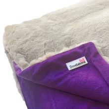 Luxusná mäkká deka Doodlebone fialová 1,5 x 1 m Luxusná mäkká deka Doodlebone fialová 1,5 x 1 m