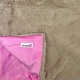 Luxusná mäkká deka Doodlebone ružová 150 cm