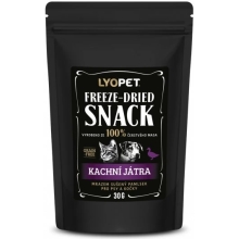 Lyopet Freeze-Dried Snack Duck Liver 30 g SET 3+1 ZADARMO