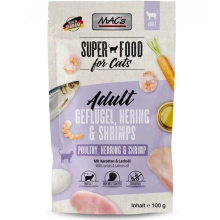 Mac's Cat kapsička hydina, sleď a krevety 100 g