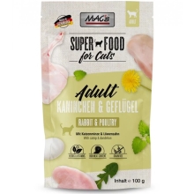 Mac's Cat kapsička králik, hydina a púpava 100 g