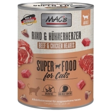 Mac's Cat konzerva hovädzie a kuracie srdce 800 g