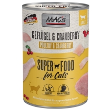 Mac's Cat konzerva hydina a brusnica 400 g